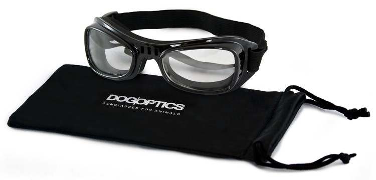 Sunglasses Dogoptics Biker Black frame/Clear lens 