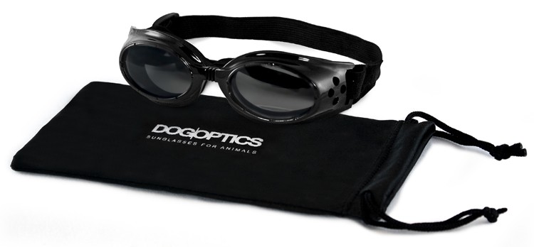 Sunglasses Dogoptics Ibiza Black frame/Mirror lens 